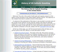Tablet Screenshot of catholicscouting.org